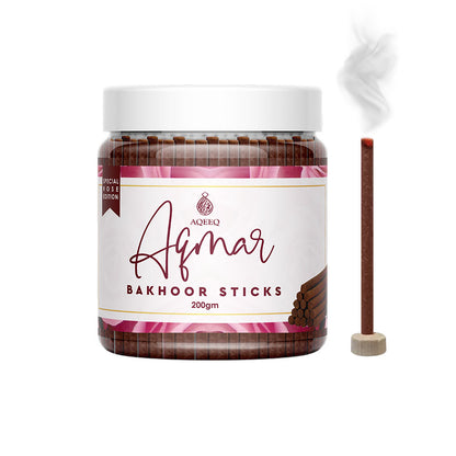 Aqeeq Aqmar Premium Bakhoor Sticks | Fragrance of Pink Rose | Charcoal & Bamboo Free | 100/200gms