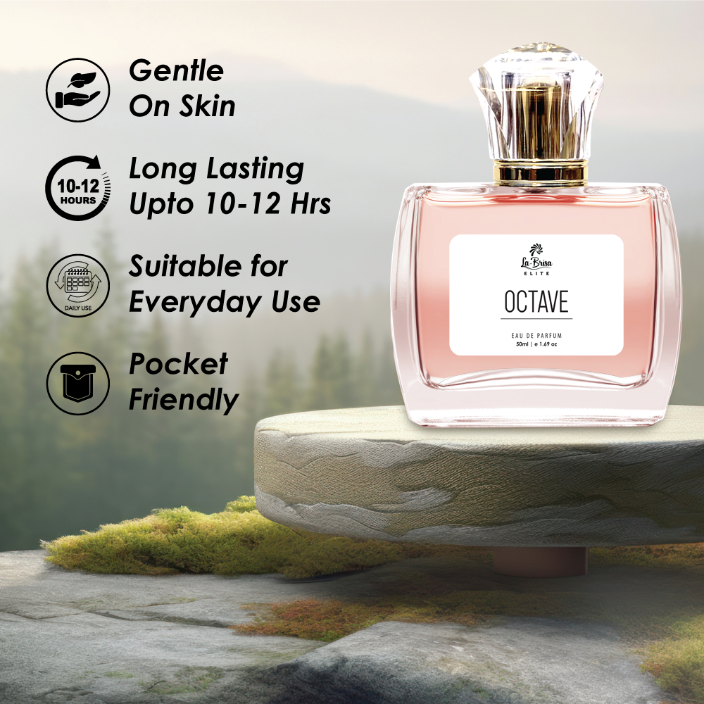 La Brisa (Elite) Octave | Long Lasting Perfume For Men | Fruity, Spicy, Amber, Musk & Woody Notes | Best Choice For Alpha Male | Ideal For Everyday Use | Eau De Parfum - 50ml |