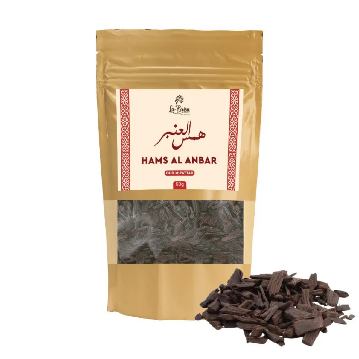 La Brisa Hams Al Anbar Oud Muattar with oud wood chips