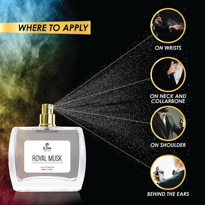 La-Brisa (Elite) Royal Musk | Long Lasting Unisex Perfume | Rosemary, Lavender, Sandalwood, Amber & Musky Notes | Premium Arabic Musk Fragrance | Ideal For Every Special Moments | Eau De Parfum - 50ml |
