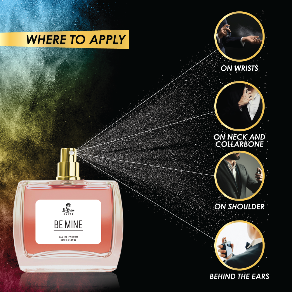 La Brisa (Elite) - Be Mine, Eau De Parfum, 50ml | Long Lasting Unisex Perfume | Sophisticated Romantic Scent For Both |