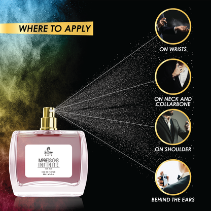 La Brisa (Elite) Impressions Infinite - For Her | Long Lasting Perfume For Women | Orange Blossom, Cactus, Freesia, Rose & Musky Notes | Sophisticated Charming Fragrance For Modern Ones  | Perfect Option For Date Nights | Eau De Parfum, 50ml |