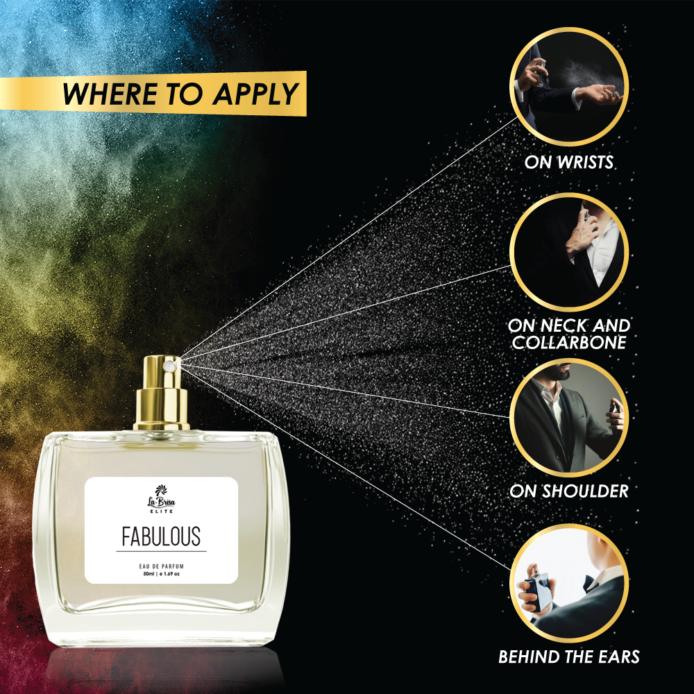 La Brisa (Elite) Fabulous | Long Lasting Unisex Perfume | Lavender, Leather, Vanilla, Amber & Woody Notes  | Best Option For Gifting Our Loved Ones | Eau De Parfum - 50ml |