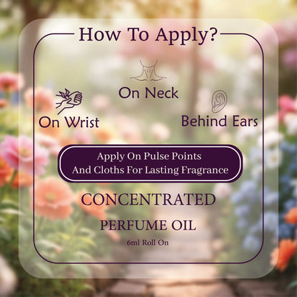 La Brisa Desi Attar Combo Pack 6 in 1 | Champa, Kacha Bela, Kacha Gulab, Kachi Kali, Phulwari & Raat Rani | Alcohol Free Attar | 6ml X 6pcs