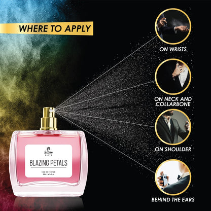 La Brisa (Elite) - Blazing Petals | Long Lasting Unisex Perfume | Pink Pepper, Bergamot, Rose, Jasmine & Amber Notes | A sophisticated Fragrance Which Suits Your Personality | Best For Date Nights, Romantic Occasions | Eau De Parfum - 50ml |