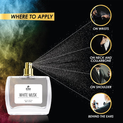 La Brisa (Elite) - White Musk | Long Lasting Unisex Perfume | Lily, Jasmine, Rose, Amber, Vanilla & Musky Notes | Our Best Seller Perfume | Most Luxurious Scent Ever | Eau De Parfum - 50ml |