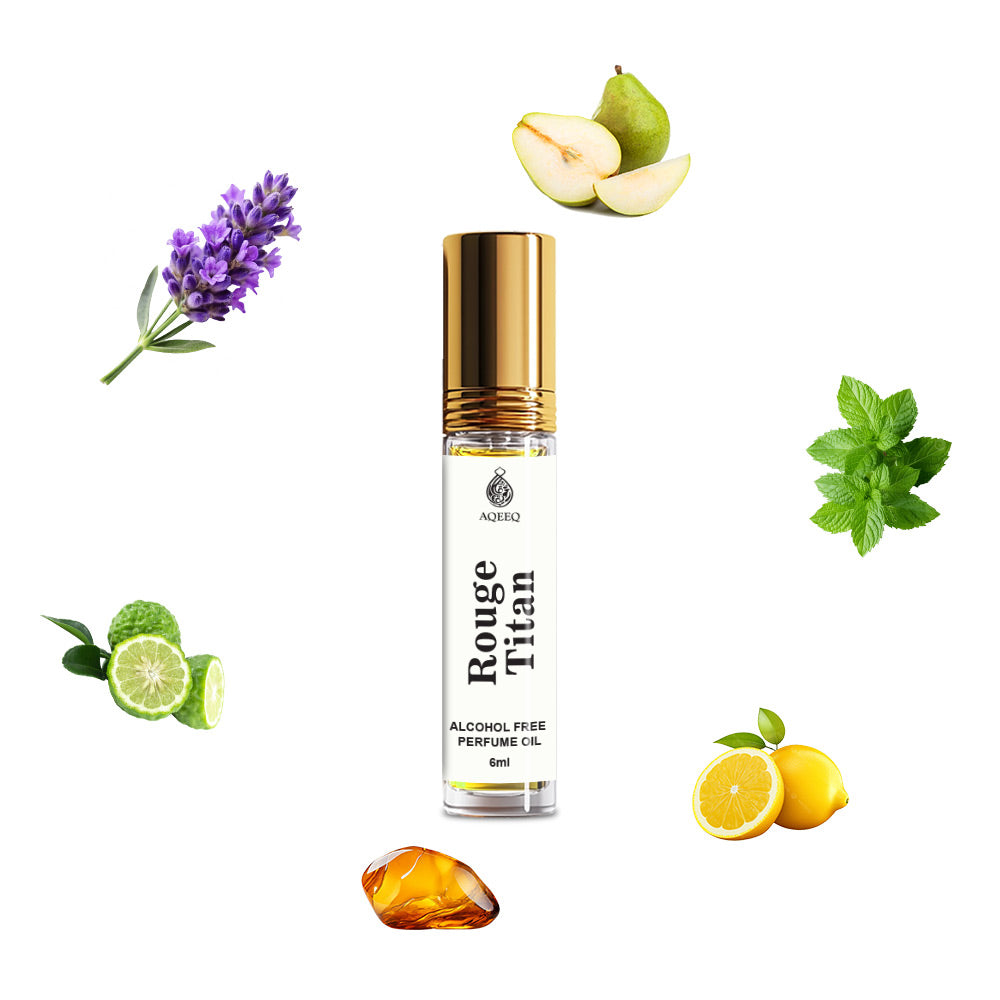 Aqeeq Rogue Titan Premium Attar For Men | Ultra Male Fragrance Men Attar | Long Lasting Fresh Strong Attar Roll On | 6ml