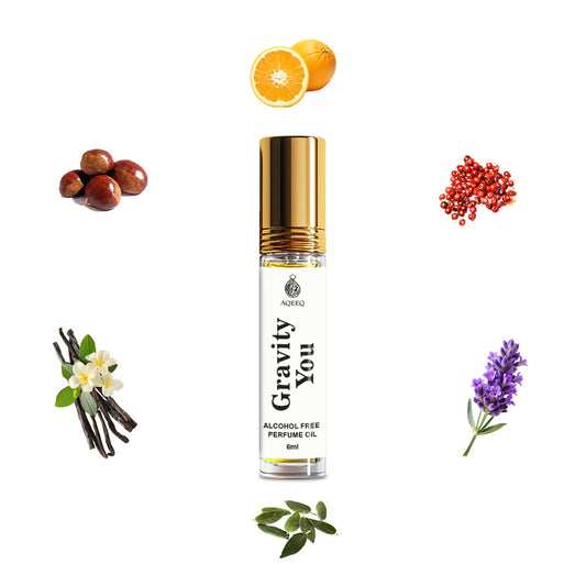 Aqeeq Gravity You Attar For Men | Long Lasting Fresh Strong Bold Attar Perfume Roll On | 6ml