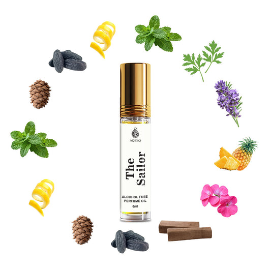 Aqeeq The Sailor Attar For Men | Inspired By BDC | Long Lasting Strong & Fresh Attar Roll On | 6ml