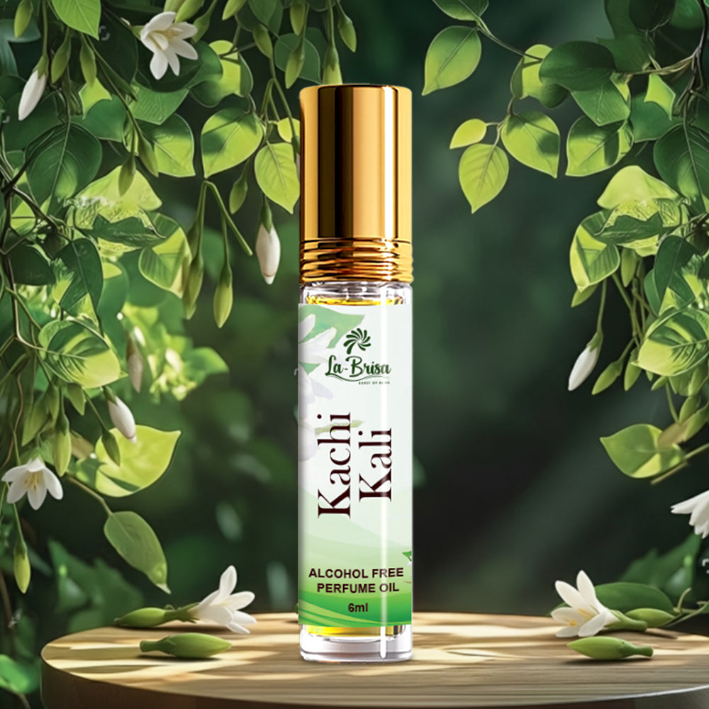 La Brisa Desi Attar Combo Pack 6 in 1 | Champa, Kacha Bela, Kacha Gulab, Kachi Kali, Phulwari & Raat Rani | Alcohol Free Attar | 6ml X 6pcs