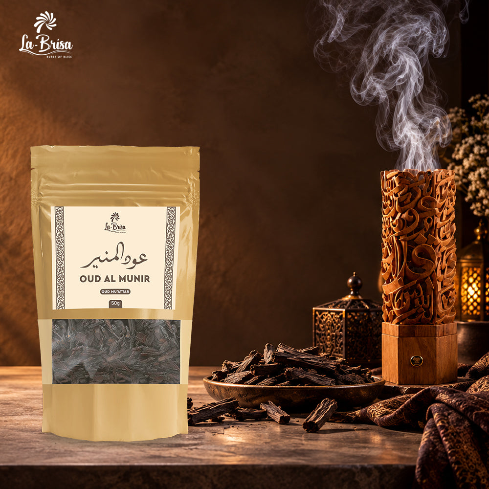 La Brisa Oud Al Munir bakhoor oud incense lifestyle image
