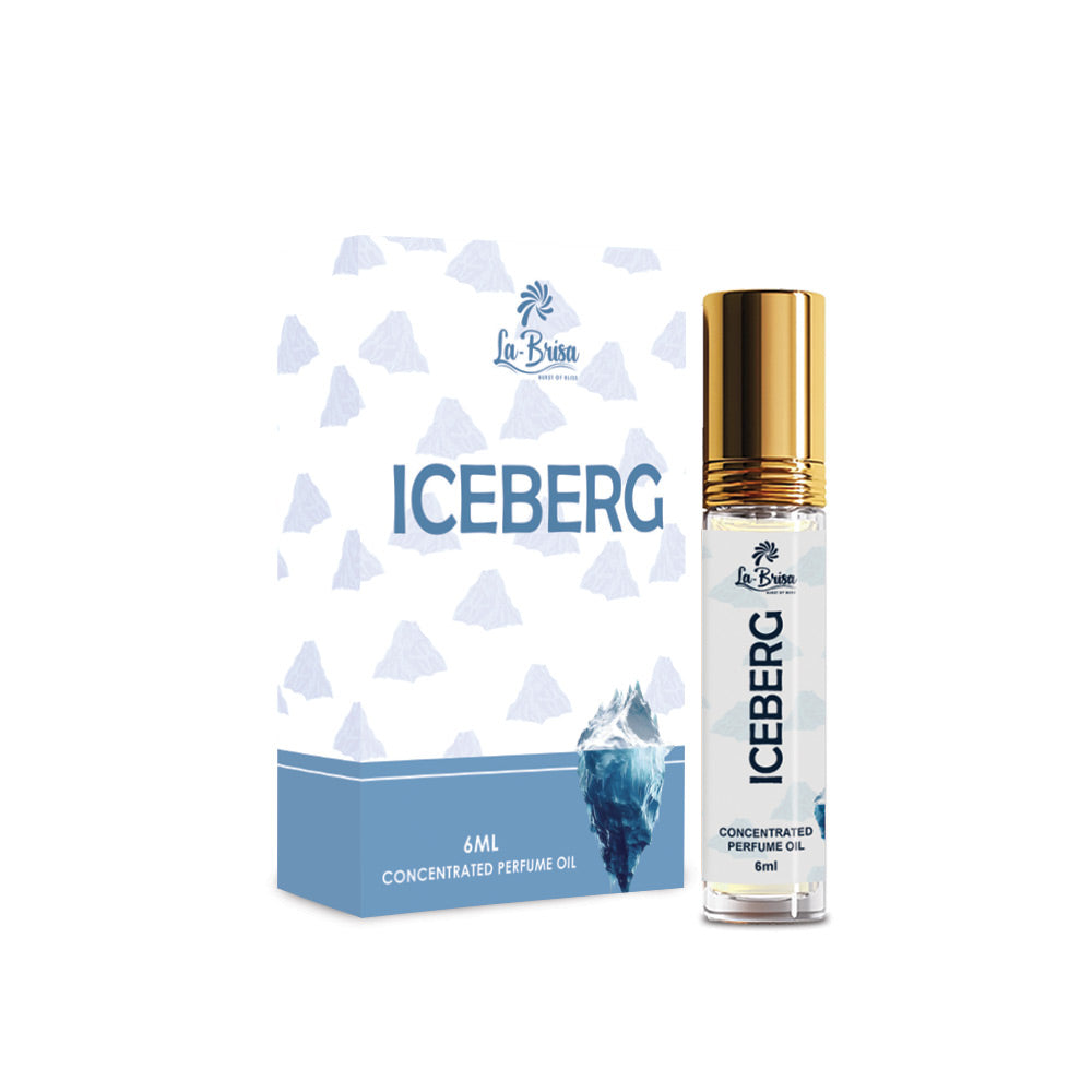La Brisa Iceberg Unisex Attar | Long Lasting Cool Fresh Attar Perfume For Men & Women | 6ml