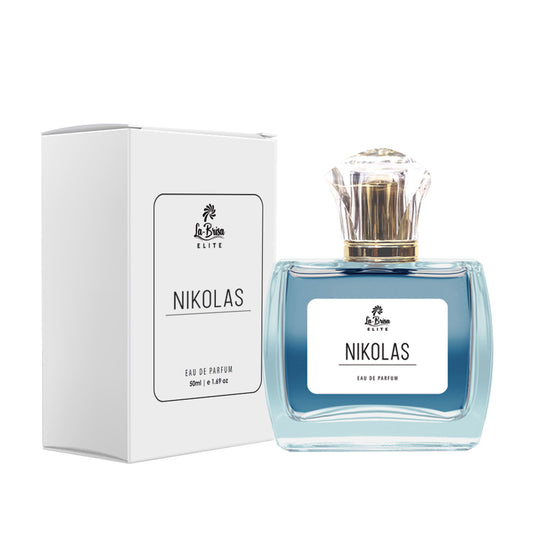 La Brisa (Elite) - Nikolas | Long Lasting Perfume For Men | Apple, Plum, Mahogany, Sandalwood & Vanilla Notes | Iconic Fragrance Crafted For Gentlemen | Ideal For Everyday Use | Eau De Parfum - 50ml |