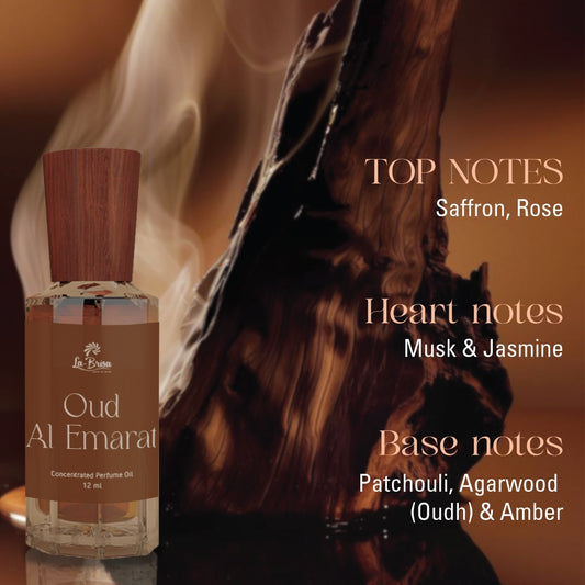 La Brisa Oud Al Emarat Attar For Men | Limited Edition Premium Grade | Ideal For Gifting | 12ml