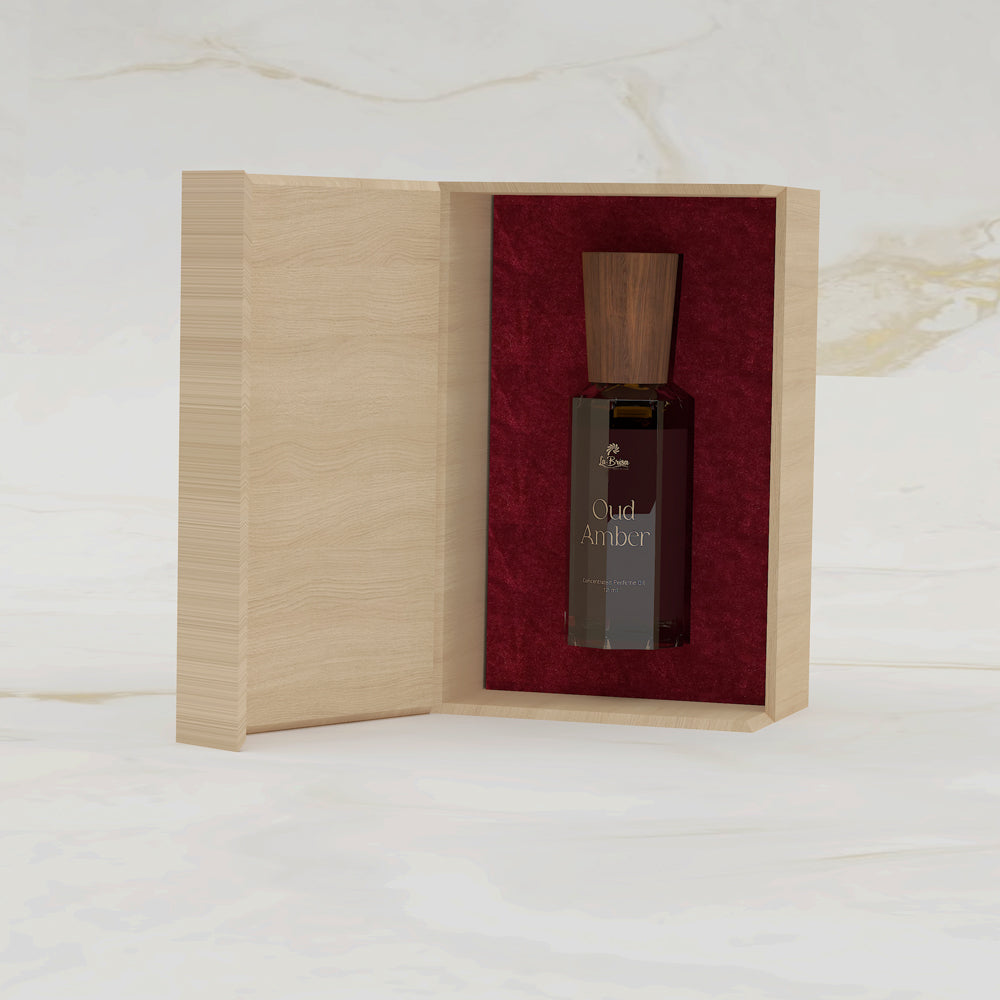 La Brisa Oud Amber Attar For Men | Premium Limited Edition Attar Roll On | Agarwood & Amber | 12ml