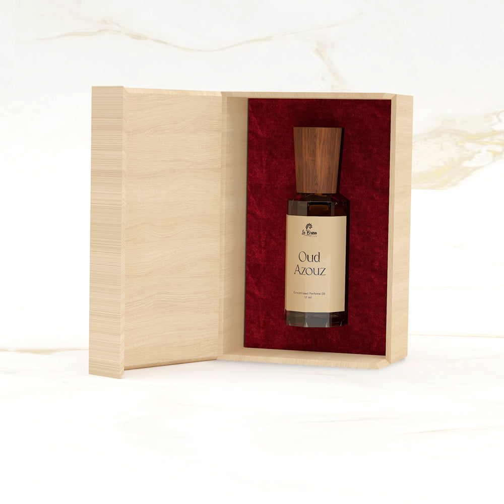 La Brisa Oud Azouz Attar For Men | Limited Edition | Fresh Woody Attar Perfume Roll On | 12ml
