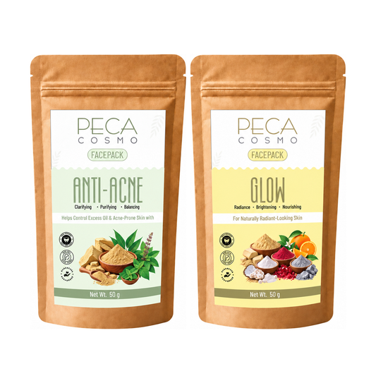 Peca Cosmo Anti-Acne and Glow Face Pack Duo