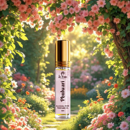 La Brisa Desi Attar Combo Pack 6 in 1 | Champa, Kacha Bela, Kacha Gulab, Kachi Kali, Phulwari & Raat Rani | Alcohol Free Attar | 6ml X 6pcs