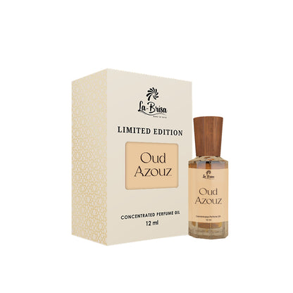 La Brisa Oud Azouz Attar For Men | Limited Edition | Fresh Woody Attar Perfume Roll On | 12ml