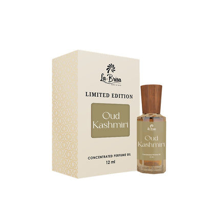 La Brisa Oud Kashmiri Attar For Men | Limited Edition | Elegant Gift Packing | Roll On, 12ml