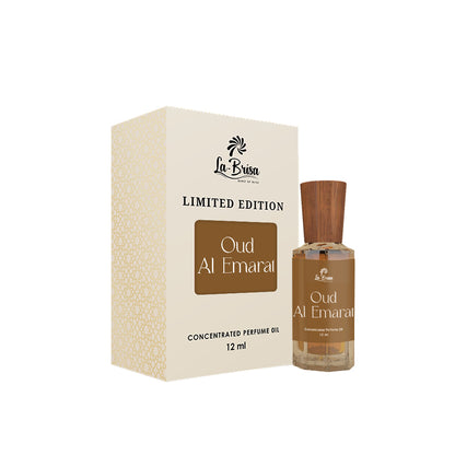 La Brisa Oud Al Emarat Attar For Men | Limited Edition Premium Grade | Ideal For Gifting | 12ml