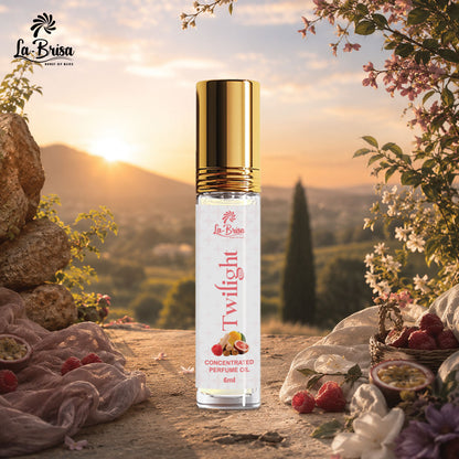 La Brisa Twilight Attar Roll On 6ml | Fruity Woody Attar For Men & Women | Fruity Musk Sandalwood Notes