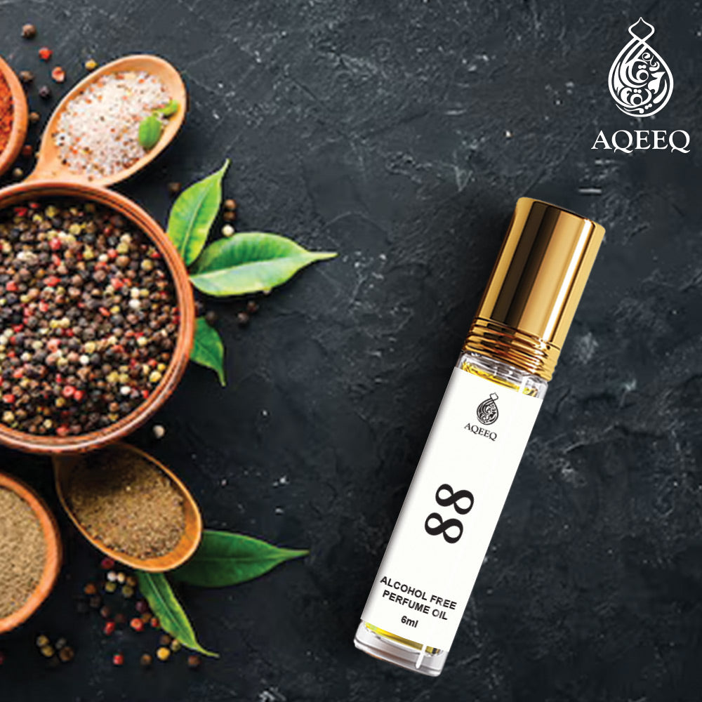 Aqeeq 88 Premium Attar For Men | Long Lasting Bold Spicy Woody Men Attar Perfume Roll On | 6ml