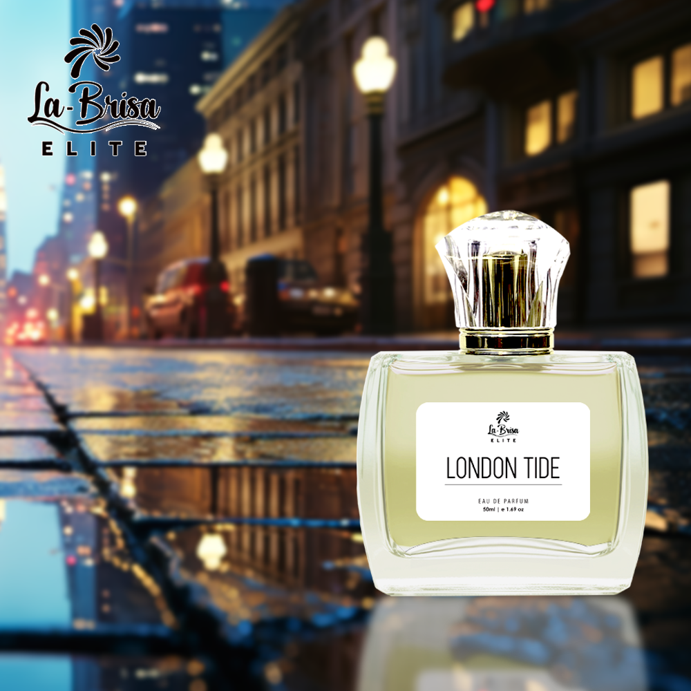 La Brisa (Elite) London Tide | Long Lasting Unisex Perfume | Lavender, Grapefruit, Bergamot, Jasmine & Musky Notes | Fresh & Aquatic Perfume | Ideal For Everyday Use | Eau De Parfum - 50ml |