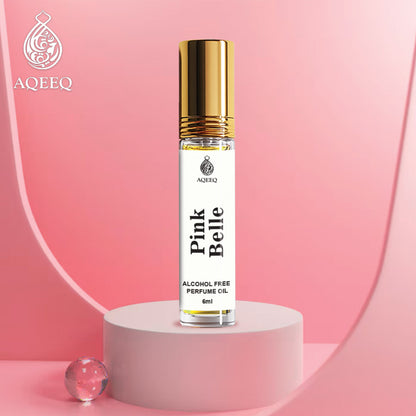 Aqeeq Pink Belle Attar For Women | Sweet Fruity Candy Attar Perfume Roll On | Alcohol Free Long Lasting Women Attar | 6ml