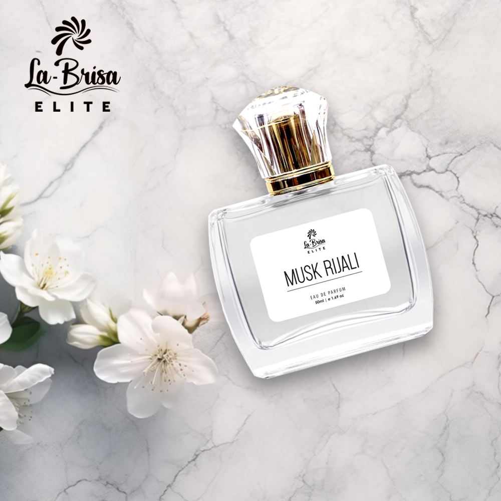La-Brisa (Elite) Musk Rijali | Long Lasting Unisex Perfume | Vanilla, Lily of the Valley & White Musky Notes  | Perfect Gifting Option For Both | Eau De Parfum - 50ml |
