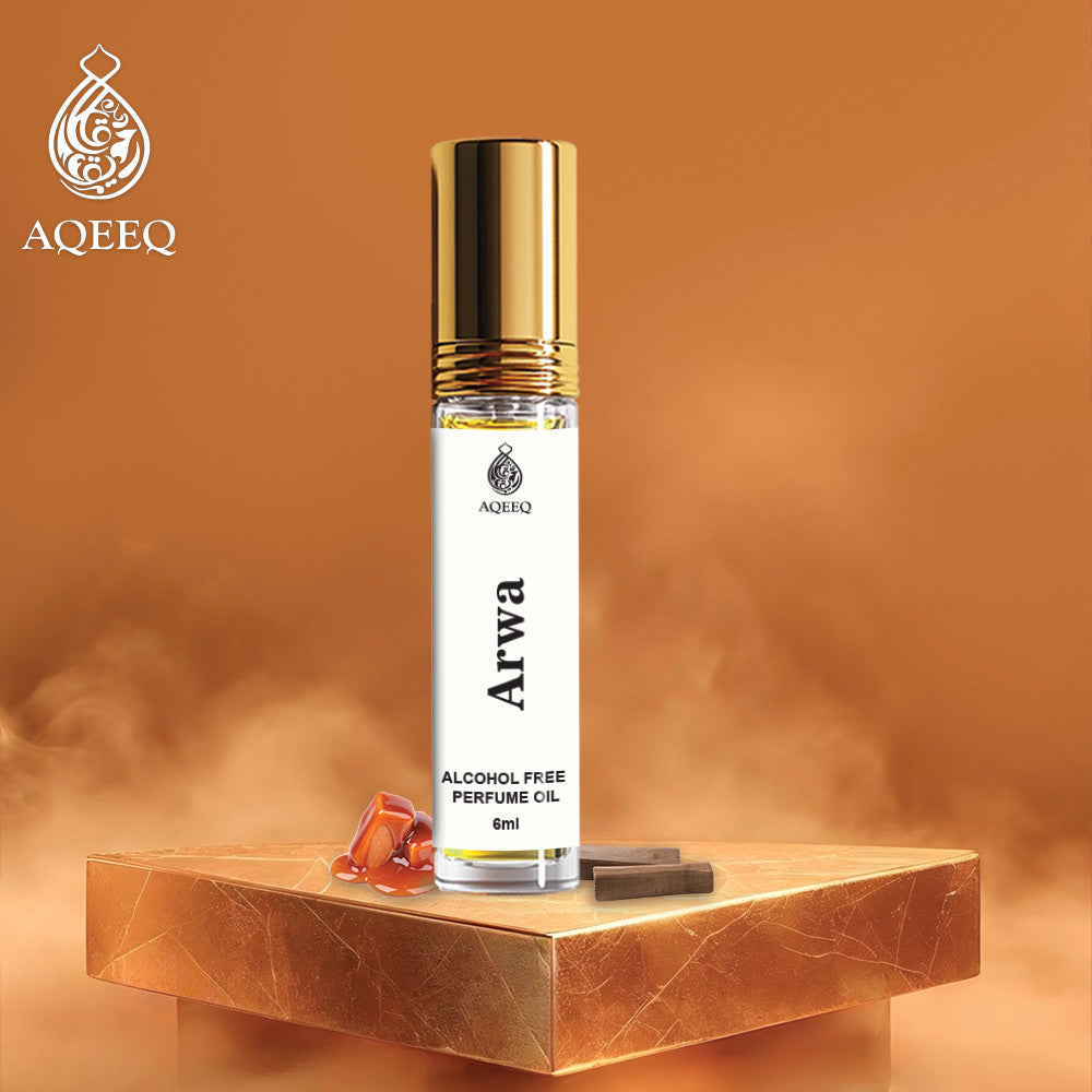 Aqeeq Arwa Arabic Attar For Men & Women | Unisex Arabian Oriental Floral Attar Roll On | 6ml