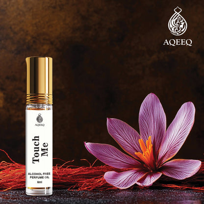 Aqeeq Touch Me Arabic Attar For Men & Women | Long Lasting Mukhallat Unisex Attar Roll On | 6ml