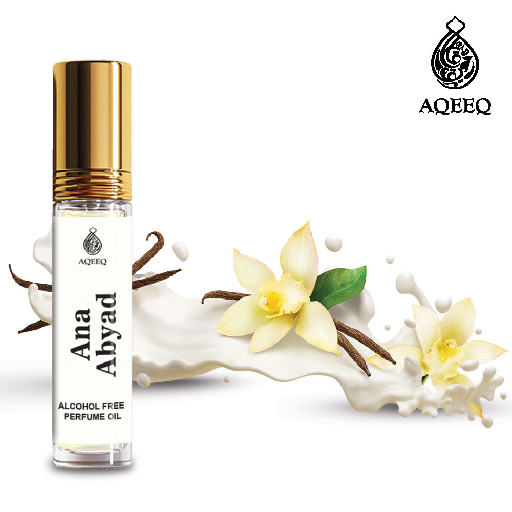 Aqeeq Ana Abyad Attar For Men & Women | Citrus Floral Musk Amber Notes | Long Lasting Unisex Attar Roll On | 6ml