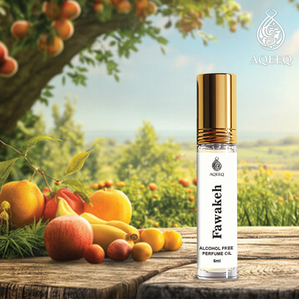 Aqeeq Fawakeh Attar For Men & Women | Strawberry Pineapple Raspberry Vanilla Unisex Attar Roll On | 6ml