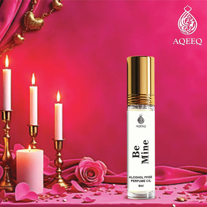 Aqeeq Be Mine Unisex Attar | Strong Spicy Floral Attar Perfume For Men & Women | Alcohol Free Long Lasting Attar Roll On | 6ml