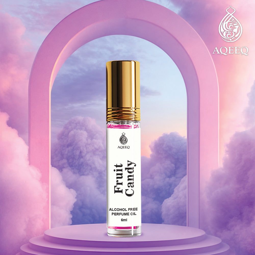 Aqeeq Fruit Candy Attar For Women | Sweet Fruity Cotton Candy Attar Perfume Roll On | Alcohol Free & Long Lasting | 6ml