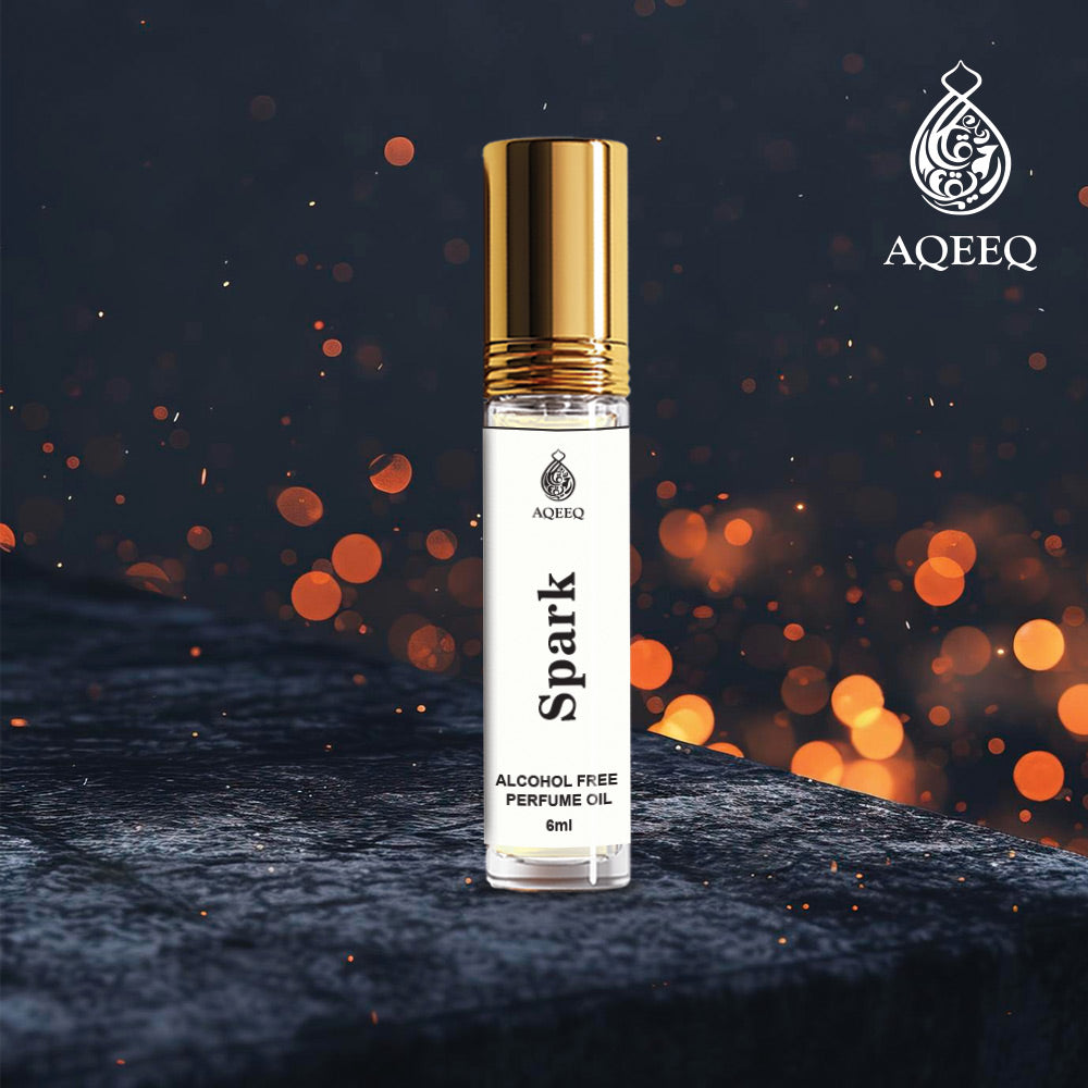 Aqeeq Spark Attar For Men | Spicy Strong Bold Masculine Attar | Premium Long Lasting Men Attar Roll On | 6ml