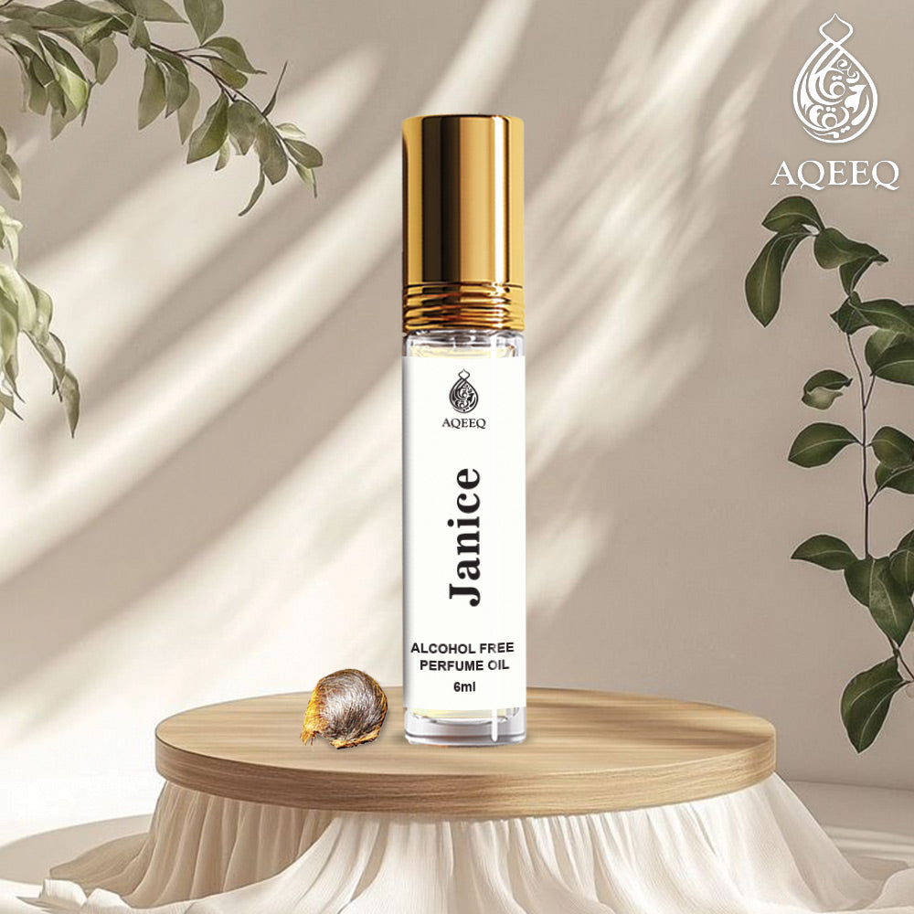 Aqeeq Janice Unisex Fruity Floral Attar | Long Lasting Fresh Vanilla Musk Attar For Men & Women | 5ml