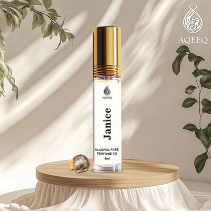 Aqeeq Janice Unisex Fruity Floral Attar | Long Lasting Fresh Vanilla Musk Attar For Men & Women | 5ml