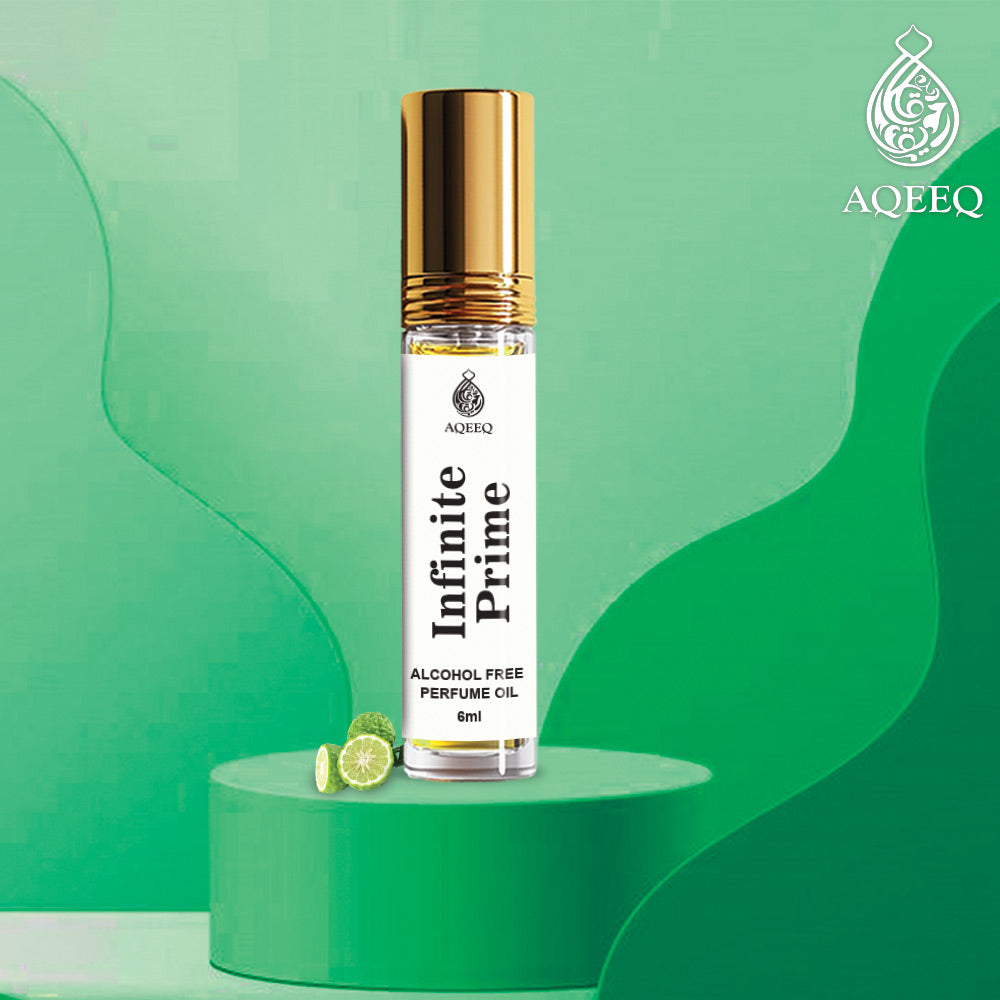 Aqeeq Infinite Prime Attar For Men | Long Lasting Fresh Aquatic Floral Men Attar Roll On | 6ml