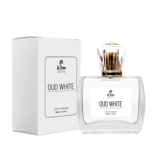 La Brisa (Elite) Oud White | Long Lasting Unisex Perfume | Lemon, Orange, Rose, Black currant, Musk & Oud Notes | Luxurious Scent For Both | Best Way To Connect With Our Tradition | Eau De Parfum - 50ml |