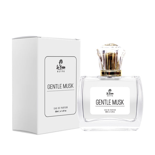 La-Brisa (Elite) Gentle Musk | Long Lasting Unisex Perfume | Bergamot, Lemon, Neroli, Leather, Musk & Woody Notes | Cool & Fresh Musky Scent | Ideal For Everyday Use | Eau De Parfum - 50ml |