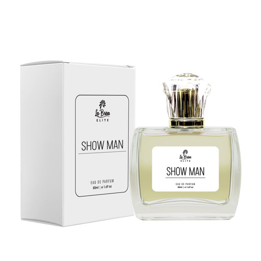 La Brisa (Elite) Show Man | Long Lasting Perfume for Men | Basil, Bergamot, Nutmeg, Amber & Leathery Notes | Unique Gifting Option For Men | Eau De Parfum - 50ml |