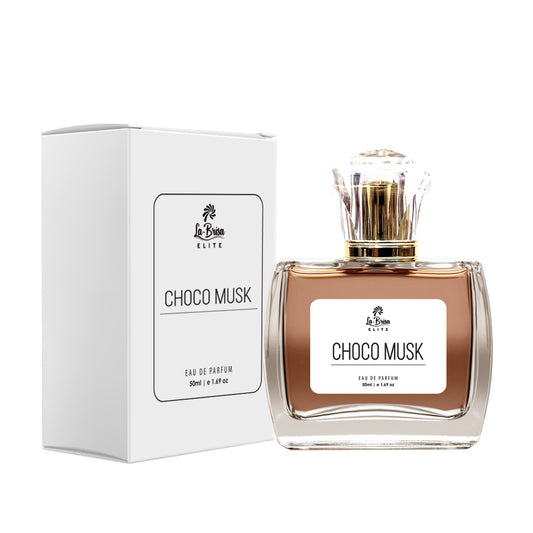 La Brisa (Elite) Choco Musk | Long Lasting Unisex Perfume | Amber, Spicy, Vanilla, Chocolate & Musk | Luxurious Scent For Both | Best Gifting Option For Your Closed Ones | Eau De Parfum - 50ml |