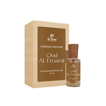 La Brisa Oud Al Emarat Attar For Men | Limited Edition Premium Grade | Ideal For Gifting | 12ml